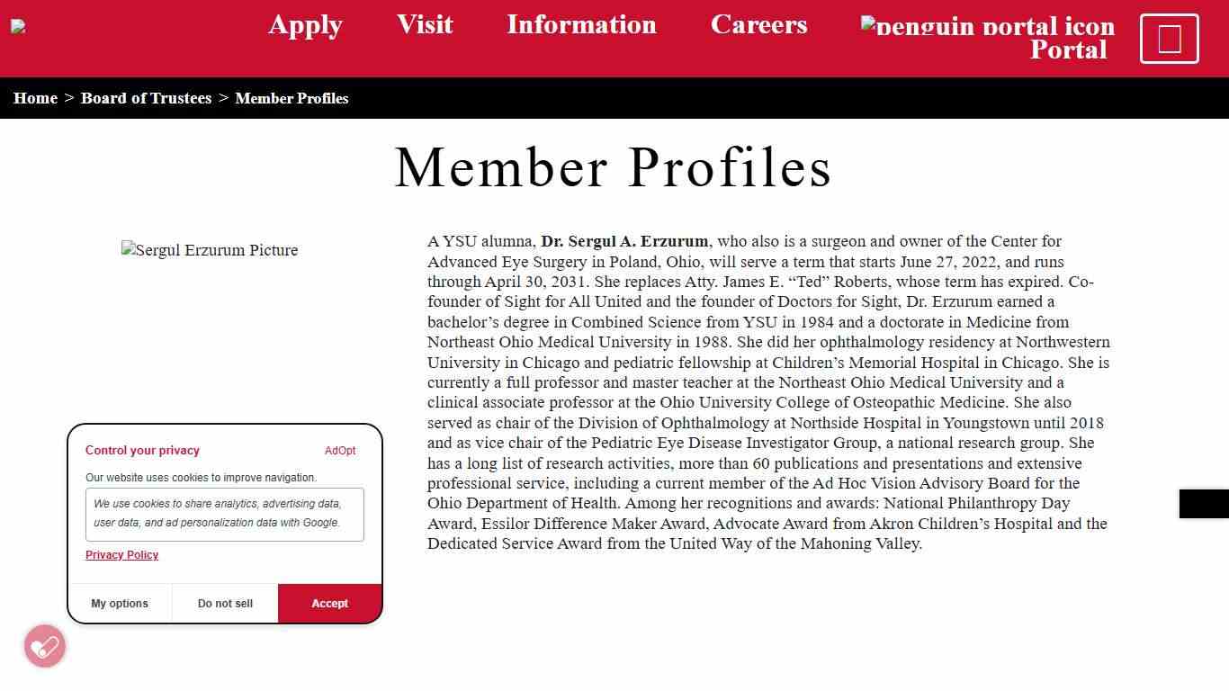 Member Profiles YSU